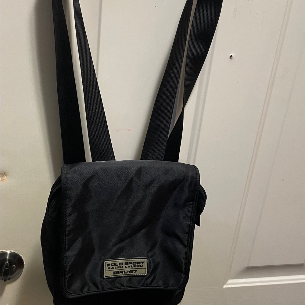 Polo by Ralph Lauren Black Messenger Bag